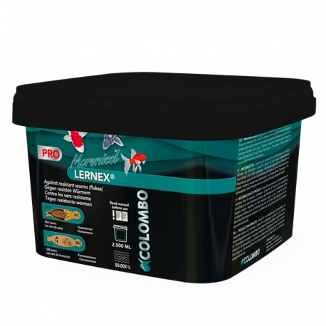 COLOMBO Morenicol Lernex Pro 2500ml/50000 Litres - Traitement pour poisson bassin