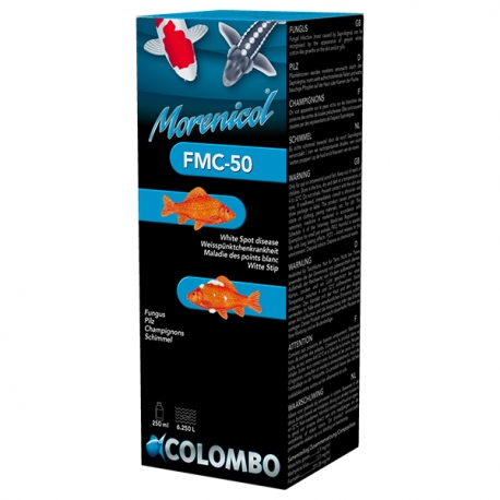 COLOMBO Morenicol FMC-50 - 250 ml/6250 Litres - Traitement pour poisson bassin