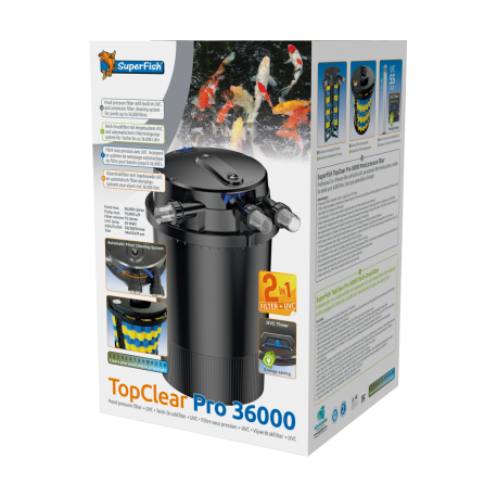 SUPERFISH Top Clear Pro 36000 - Filtre + UV pour bassin Aqua Store