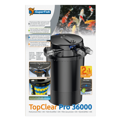 Image 1 - SUPERFISH Top Clear Pro 36000 - Filtre + UV pour bassin Aqua Store