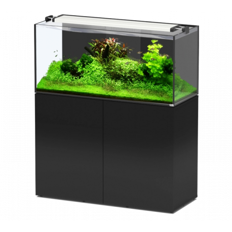 Aquarium AQUATLANTIS Aquaview FW 120 + Meuble Noir + Décantation incluse