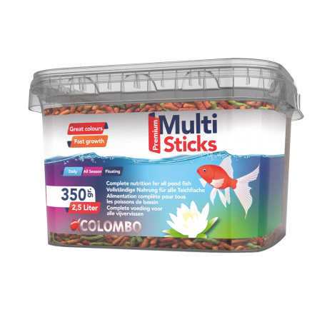 COLOMBO Multi Sticks - 17-20 mm - 350 g - 2,5 L pour tout poisson de bassin