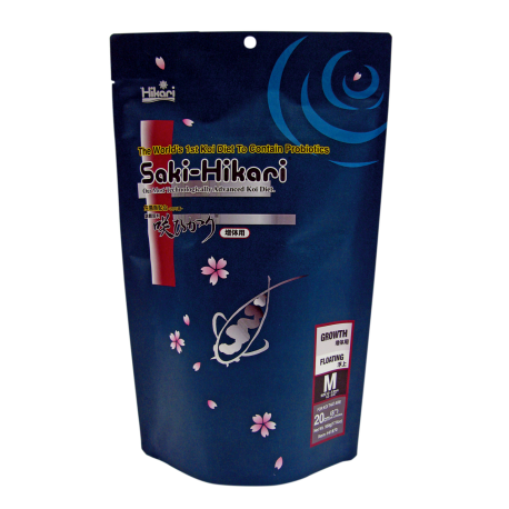 HIHIKARI Saki-Hikari Growth Medium - 500 g - Nourriture pour poissons de bassin Aqua Store