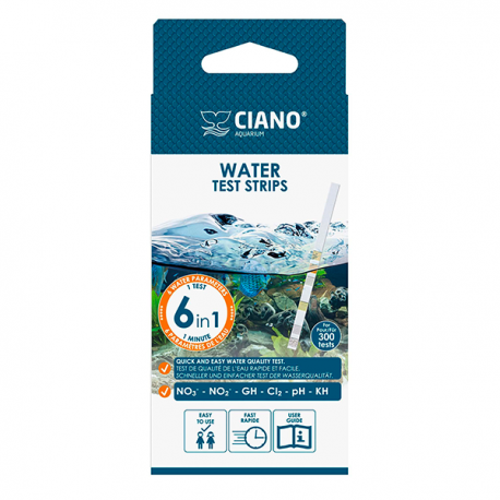 Image 1 - CIANO Water Test Strips 6-en-1 - Test d'eau en bandelettes Aqua Store