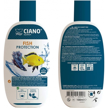 CIANO Fish Protection - 100ml - Traitement de l’eau pour aquarium