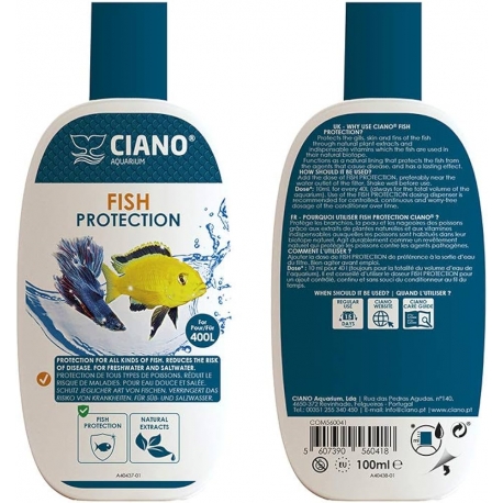 CIANO Fish Protection - 100ml - Traitement de l’eau pour aquarium Aqua Store