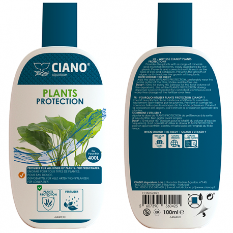 CIANO Plants Protection - 100ml - Traitement de l’eau pour aquarium