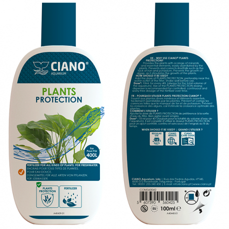 CIANO Plants Protection - 100ml - Traitement de l’eau pour aquarium Aqua Store