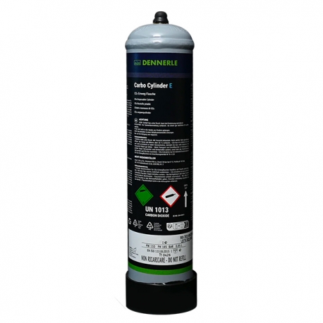 DENNERLE Carbo Cylinder E - Bouteille CO2 jetable - 500 g Aqua Store