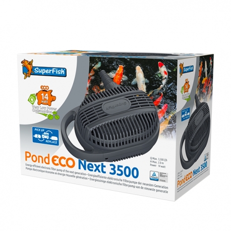 SUPERFISH Pond ECO Next - 3500 L/h - 14W - Pompe pour bassin