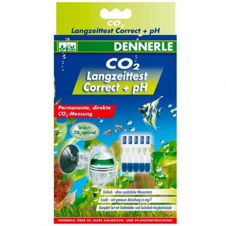 DENNERLE Test longue durée CO2 Correct + pH