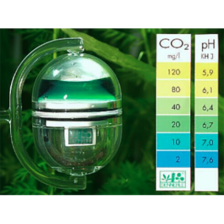 Solution d'indicateur de CO2 pour aquarium, moniteur à long terme précieux,  test de CO2, liquide de PH pour plantes incl, utilisé avec un vérificateur  de gouttes, 15ml