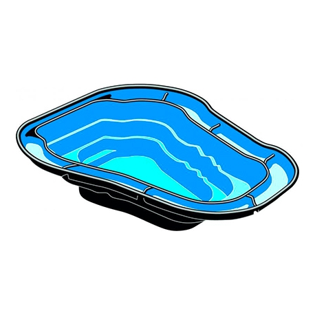 Image 1 - UBBINK Ocean II, Bassin Préformé - 2000 litres - Livraison gratuite Aqua Store