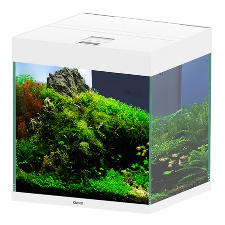 CIANO Emotions Pro 40 - Blanc - Aquarium tout équipé - 52 Litres Aqua Store
