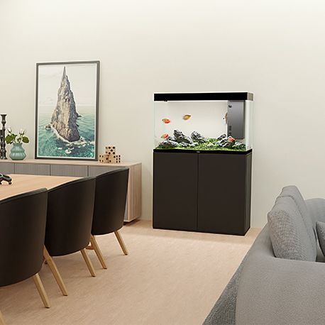 Image 1 - Meuble pour aquarium CIANO Emotions Pro 100 - Noir Aqua Store
