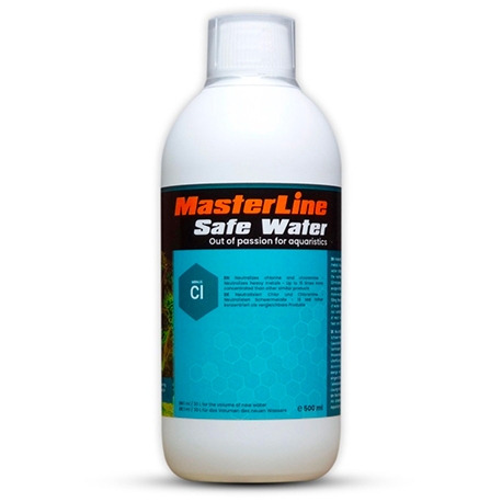 MasterLine Safe Water – Neutralisant d'eau pour Aquarium - 500ml Aqua Store