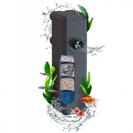 Image 2 - AQUATLANTIS Bio Filter 200 - Filtre interne à cartouches modulaires - Pour aquarium jusqu'à 50 litres Aqua Store