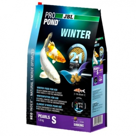 JBL ProPond Winter S, 1,8 kg - Nourriture d'Hiver pour Carpes Koï Aqua Store