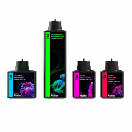 RED SEA Complete Reef Care - Méthode de Supplémentation En 4 parties - Small Aqua Store