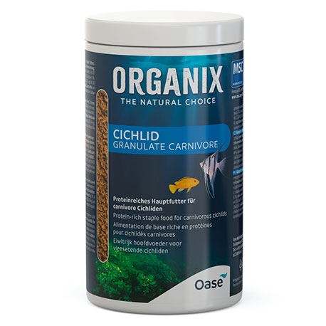 OASE Organix Cichlidé Carnivore Granulé - Nourriture pour Cichlidés Carnivores - 1000 ml Aqua Store