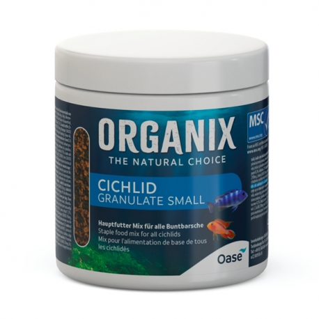 OASE Organix Cichlidé Granulé - Taille S - Nourriture pour Cichlidés Omnivores - 250 ml Aqua Store
