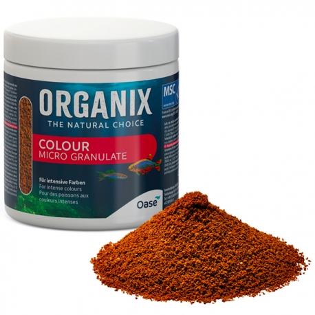 OASE Organix Micro Colour Granulate - Nourriture pour petits poissons colorés - 250 ml Aqua Store