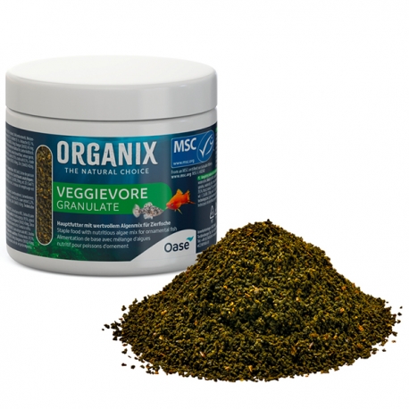 OASE Organix Veggievore Granulate - Nourriture pour poissons herbivores - 175 ml Aqua Store