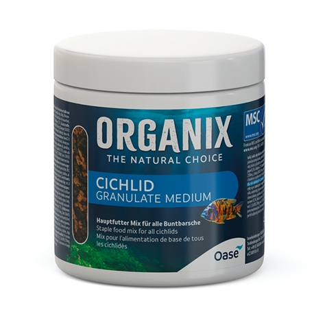 OASE Organix Cichlidé Granulé - Taille M - Nourriture pour Cichlidés Omnivores - 250 ml Aqua Store