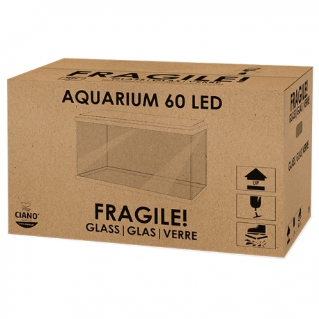 Image 4 - Aquarium CIANO Emotions Pro 60 - Noir - Avec Chauffage et Filtre Inclus - 60 Litres Aqua Store