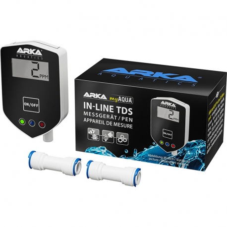 ARKA TDS-Mètre Inline myAQUA - Mesure des valeurs TDS pour Aquarium Aqua Store