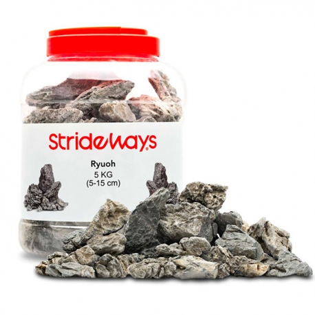 STRIDEWAYS Set de Roches Ryuoh Stone – Bouteille de 5 kg Aqua Store