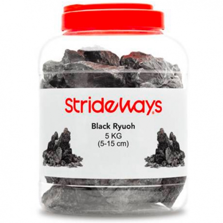 Image 1 - STRIDEWAYS Set de Roches Black Ryuoh – Bouteille de 5 kg Aqua Store