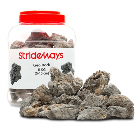STRIDEWAYS Set de Roches Geo Rock – Bouteille de 5 kg Aqua Store