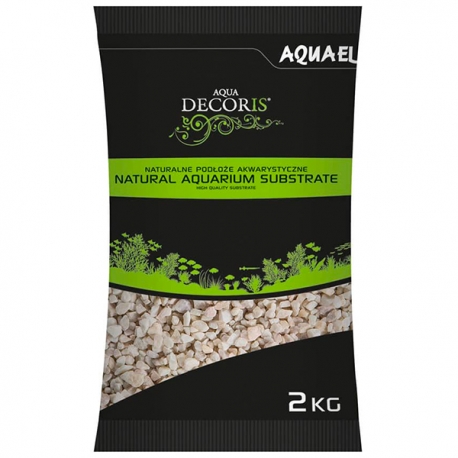 AQUAEL Gravier Dolomite - 2-4mm - Gravier pour aquarium - 2 kg Aqua Store