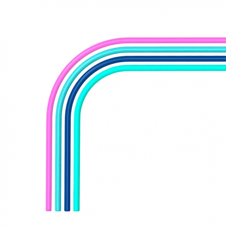 Image 1 - CHIHIROS Deluxe 4 Color Silicone Tube - 4 Tubes de 3m Aqua Store