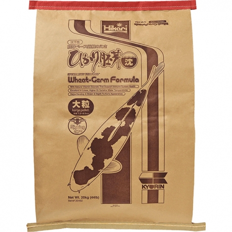 HIKARI Wheat GR Coulant Large - 7,5-8,5 mm - 20 kg - Nourriture pour poissons de bassin Aqua Store