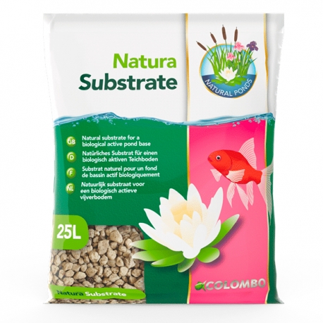 COLOMBO Natura Substrat - Substrat Naturel pour Bassin - 25L Aqua Store