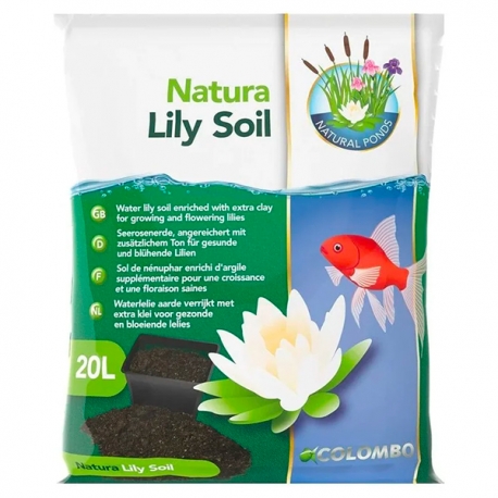 COLOMBO Natura Lily Soil - Terreau pour Nénuphars - 20L Aqua Store