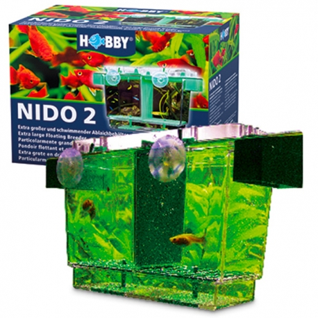 Image 1 - HOBBY Nido 2 - Pondoir Flottant - 21x16x14 cm - Reproduction et Isolation avec Séparateur Aqua Store