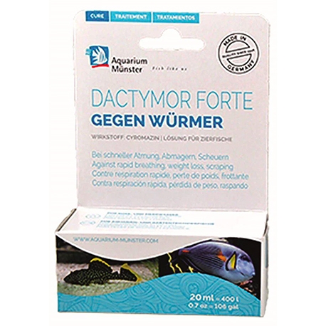 AQUARIUM MUNSTER DACTYMOR FORTE - Contre les vers - 20ml Aqua Store