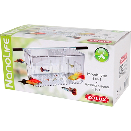 ZOLUX Nanolife Pondoir Isoloir 5 combinaisons - 5 en 1 - 1 unité Aqua Store