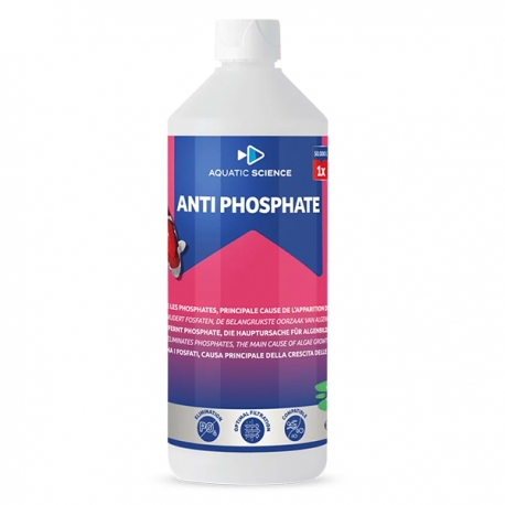 AQUATIC SCIENCE Anti Phosphate - 500ml - Anti-algues pour bassin de jardin Aqua Store