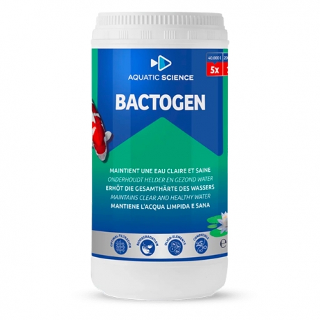 AQUATIC SCIENCE Bactogen 40000 - Anti vase pour bassin - 1Kg Aqua Store