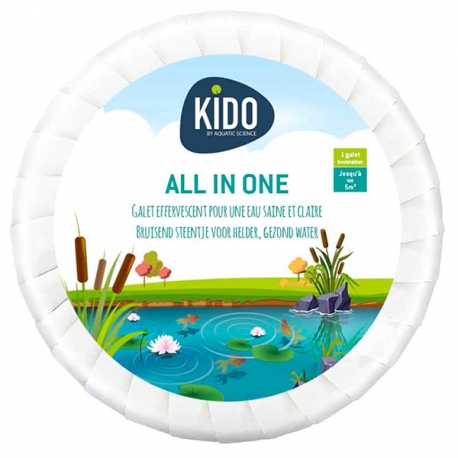 AQUATIC SCIENCE Kido All in One Bioactif - 250 g - Galet effervescent multi-actions Aqua Store