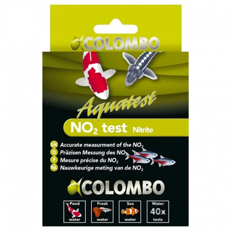 COLOMBO Aquatest NO2 - Test Nitrite Bassin - 40 tests à gouttes Aqua Store