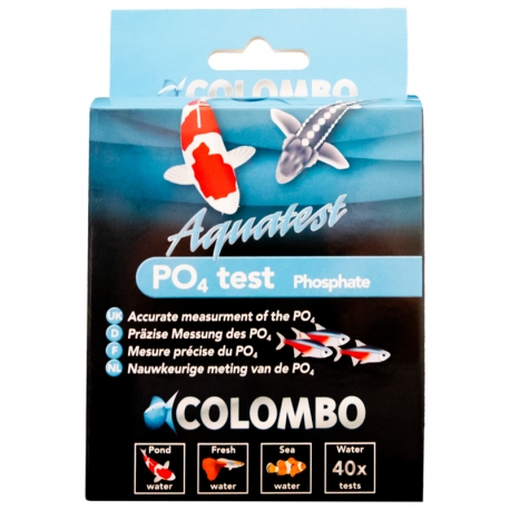 COLOMBO Aquatest PO4 - Test Phosphates Bassin - 40 tests à gouttes Aqua Store