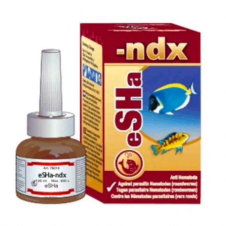 ESHA NDX - Traitement contre les vers intestinaux des poissons - 20 ml Aqua Store
