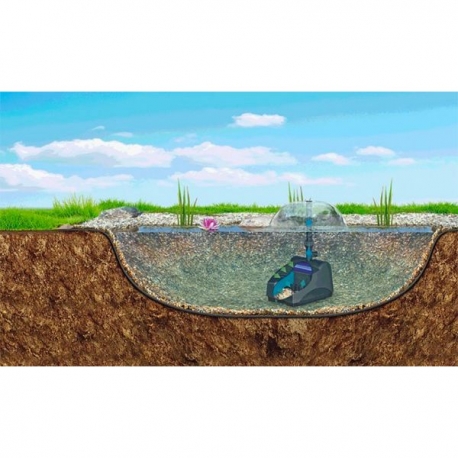 PONTEC PondoRell 5000 UVC 3 en 1 - Filtre + UVC + Jet d'eau + pompe pour bassin schéma Aqua Store