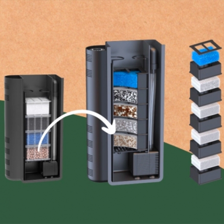 AQUATLANTIS Kit de Conversion Taille M - 5 Gobelets Modulaires - Pour Biobox Mini 1 et 2 visuel 3 Aqua Store