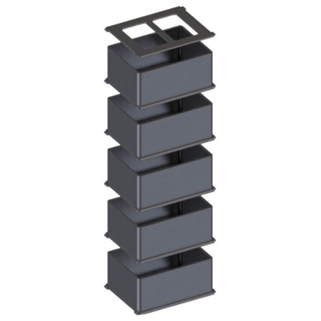 AQUATLANTIS Kit de Conversion Taille M - 5 Gobelets Modulaires - Pour Biobox Mini 1 et 2 gobelets Aqua Store